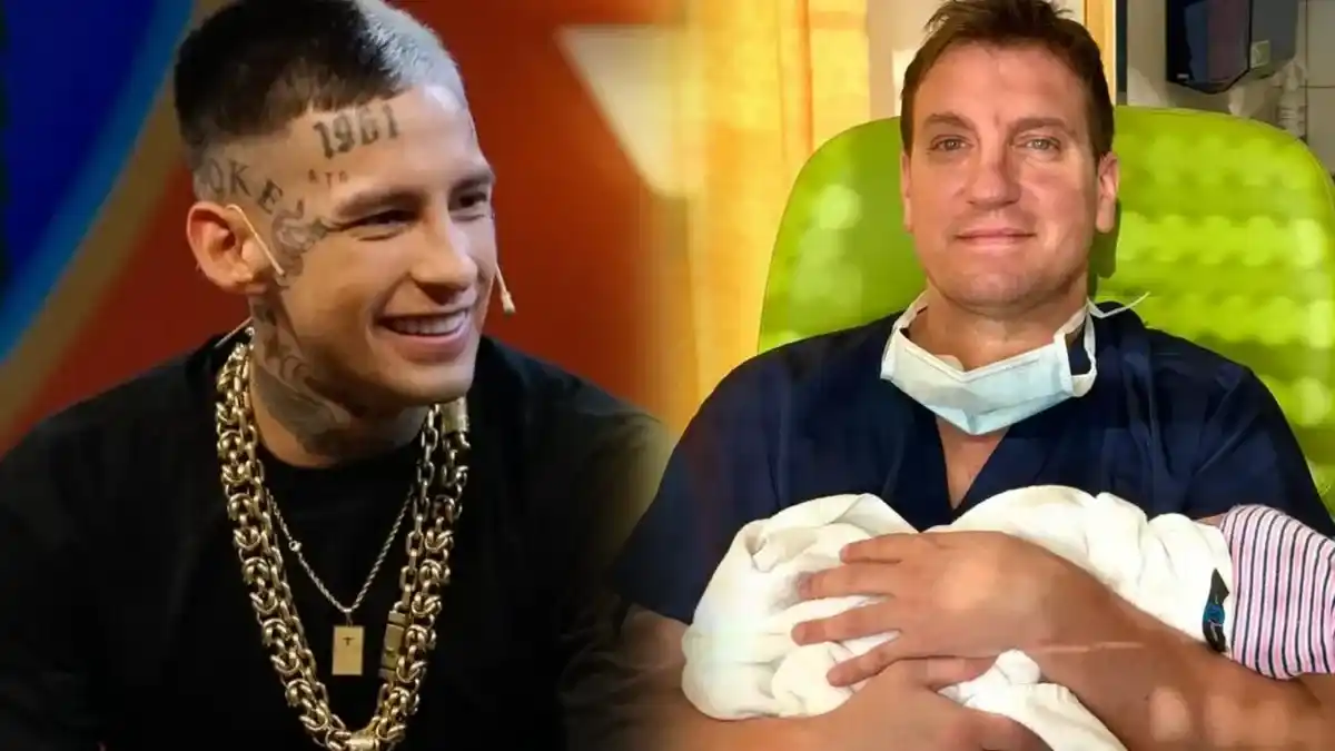 El inesperado mensaje de L-Gante a Maxi López tras el nacimiento de su hijo Lando