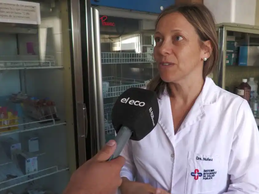 La doctora Núñez celebró el éxito de la campaña de donación.