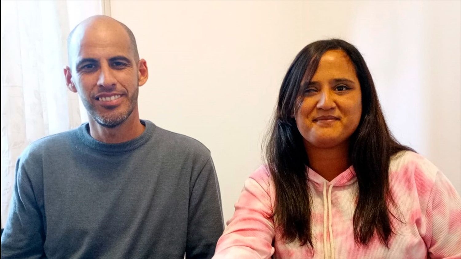 Referentes de Envión. Gastón Cabello y Jacqueline Franqui
