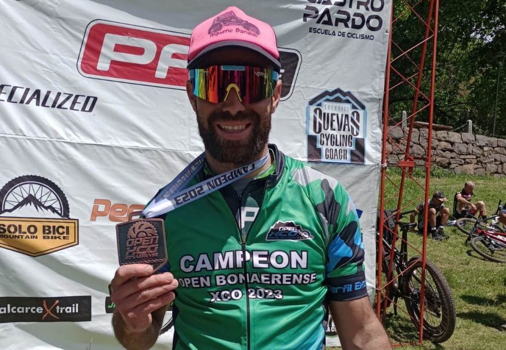 Cristian Aristain es Campeón Bonaerense de XCO