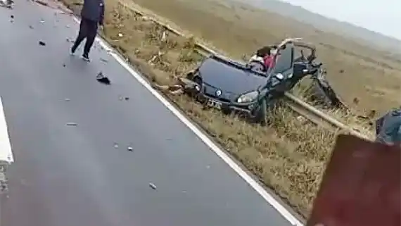 Cinco muertos tras choque en Ruta 14: qué habría ocasionado la colisión frontal