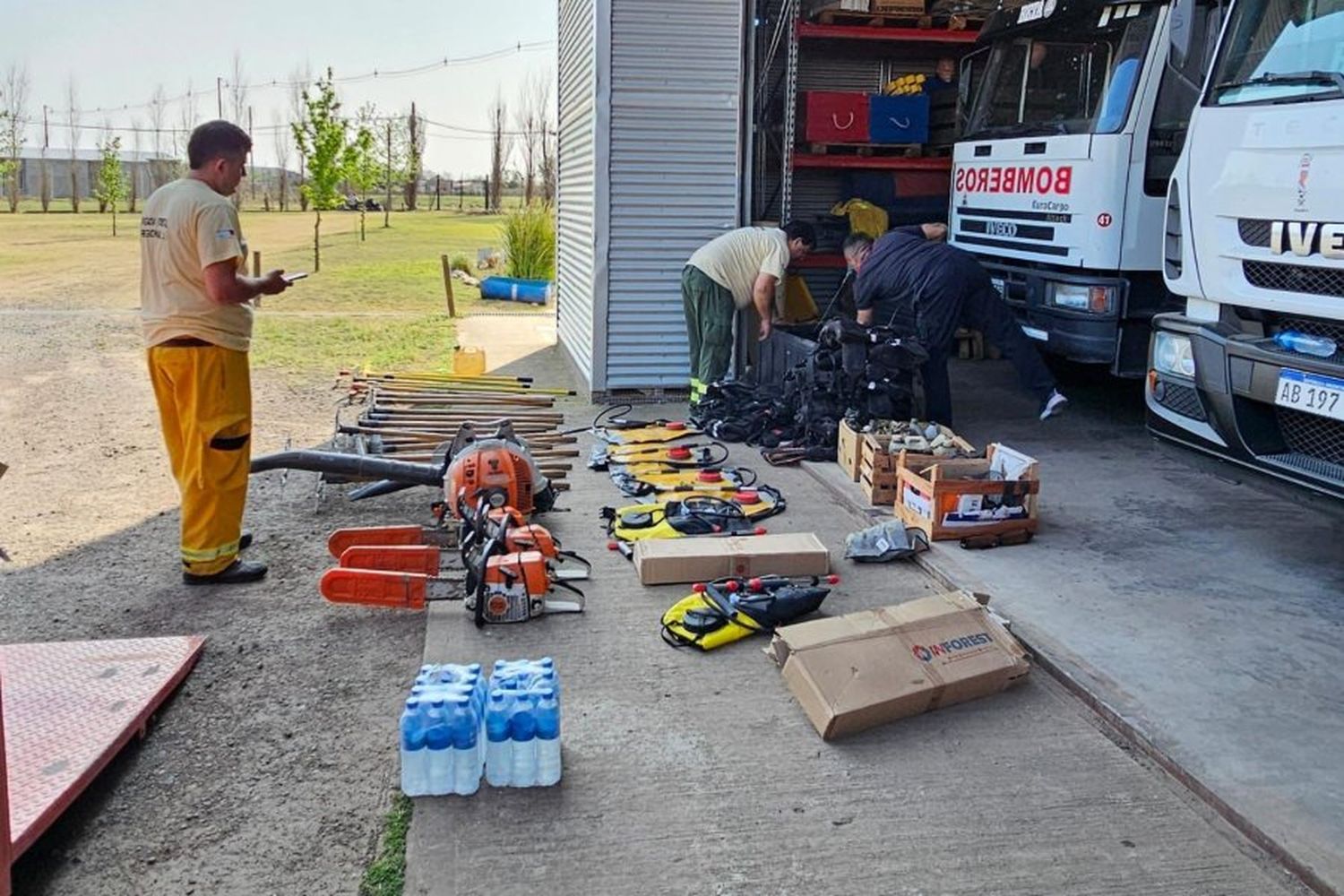 Santa Fe envía brigadistas forestales para combatir los incendios en Córdoba