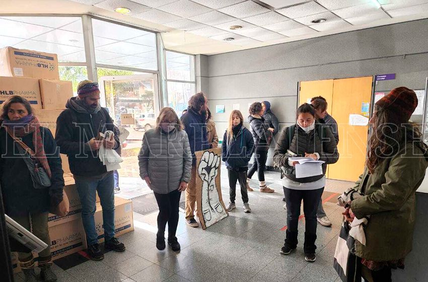  "La escuela está con dictado normal de clases y con agua"