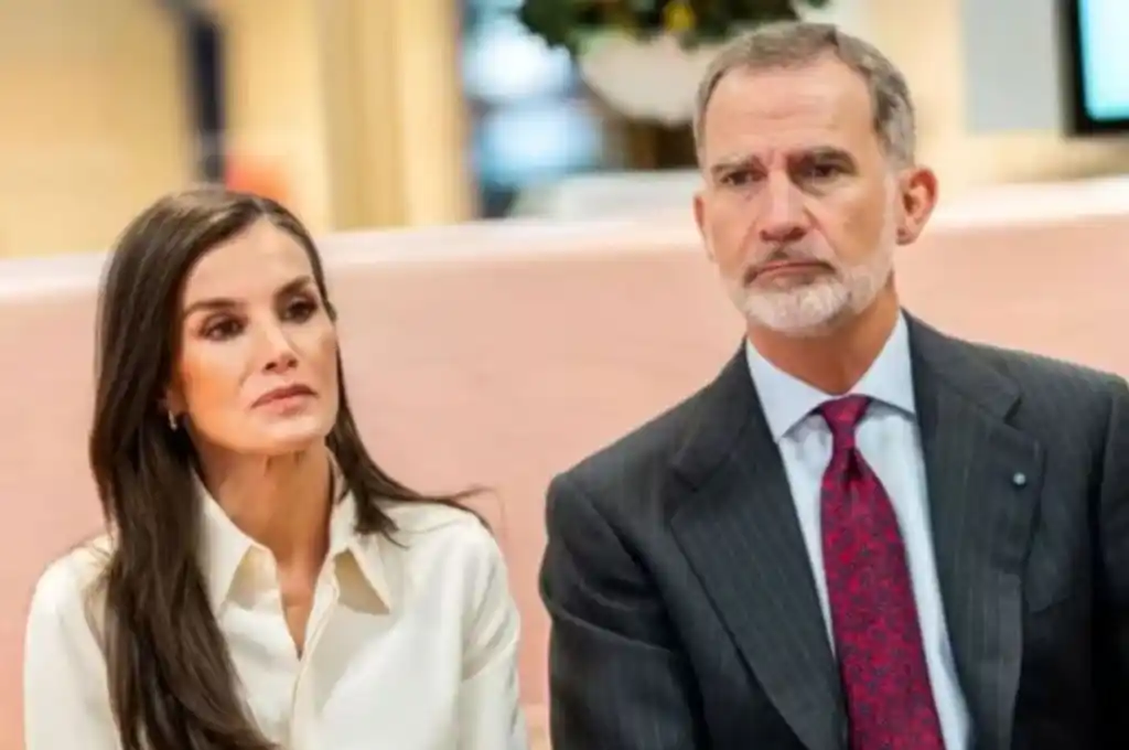 El rey de España y su esposa Letizia