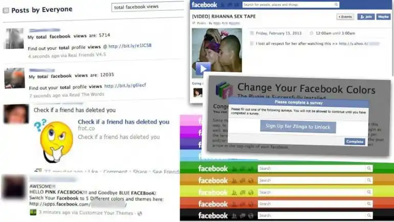 Los 10 engaños más difundidos y peligrosos en Facebook