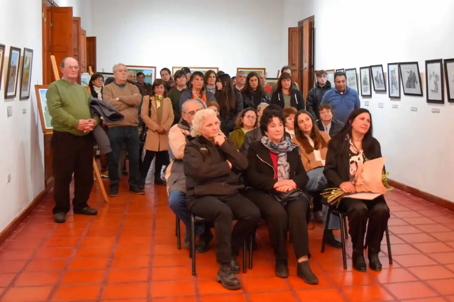 Carina Demarchi presentó la muestra “Mi vida en el arte”