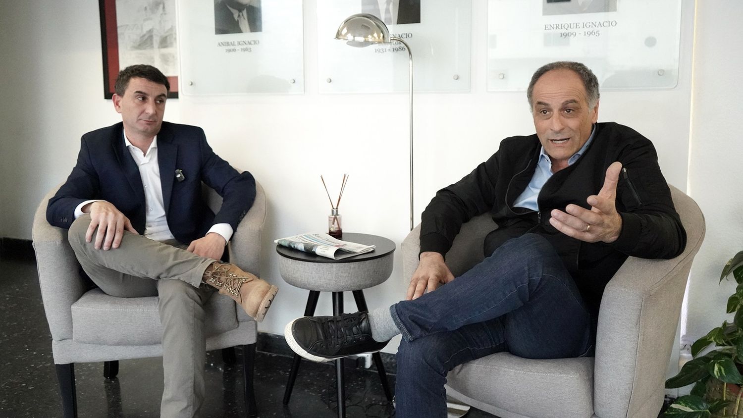 Libertarios. Mariano Valiante y Juan Cerezuela en Ecos Diarios