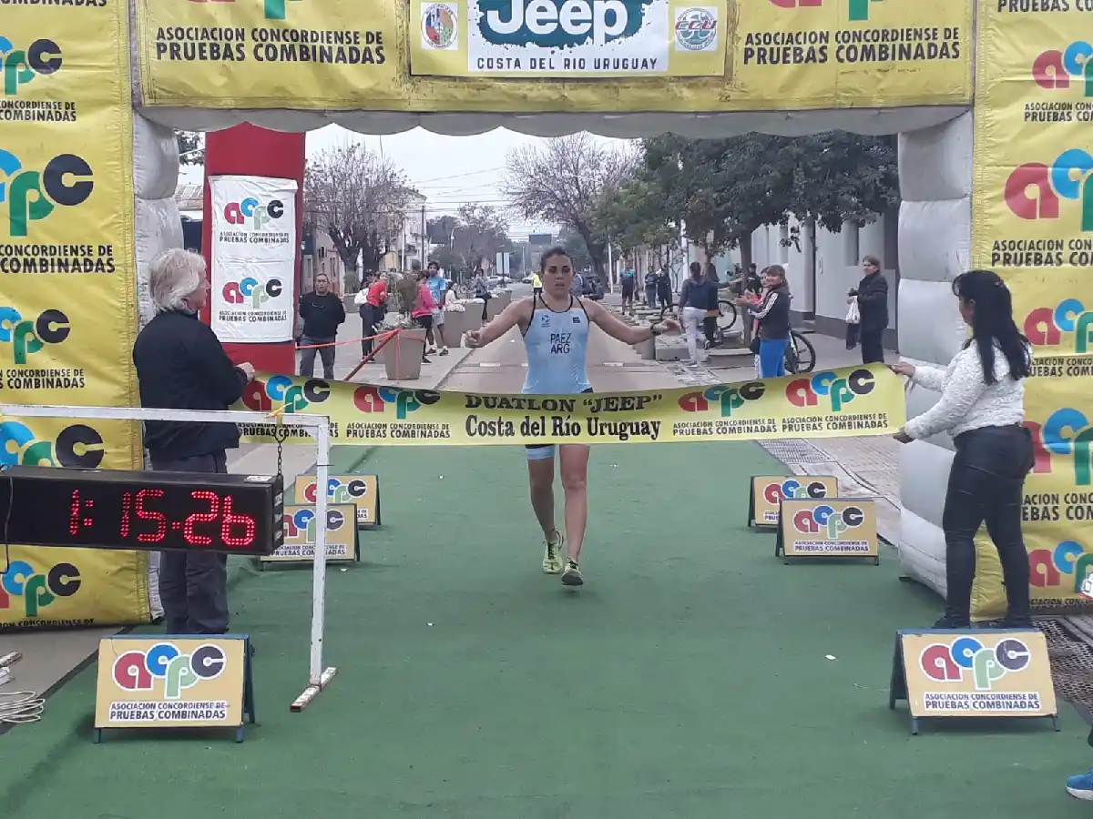 Páez finalizó segunda en  la prueba de San Salvador