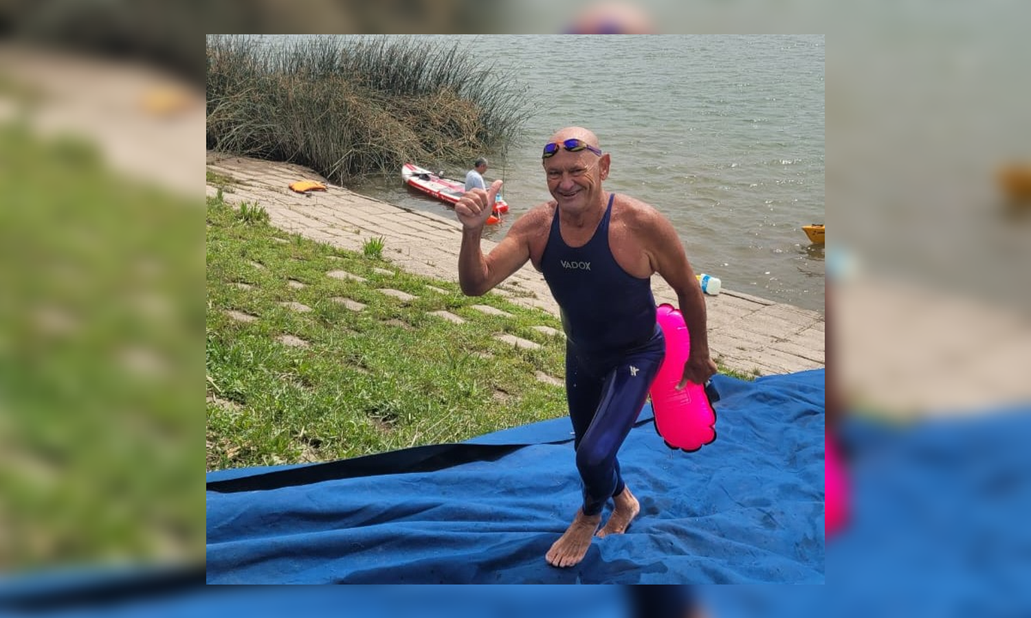 Aguas abiertas: Fernando Bennazar compite en Necochea