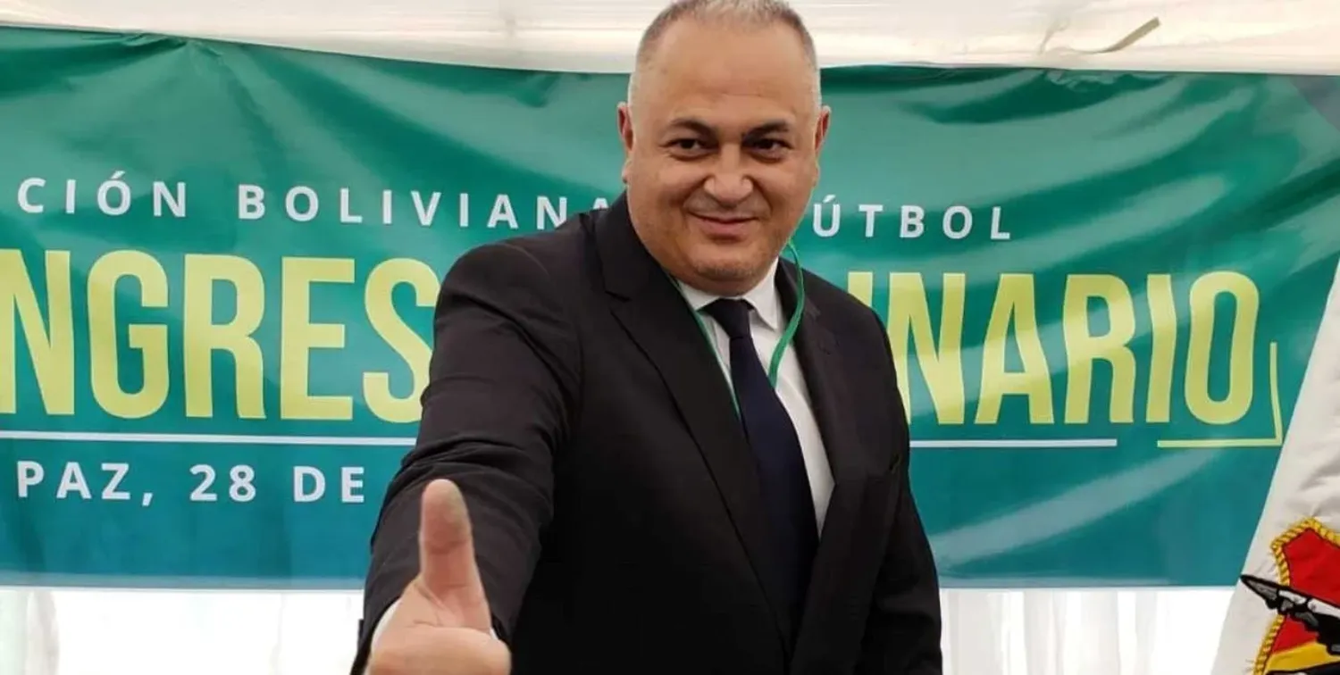 Fernando Costa, presidente de la Federación Boliviana de Fútbol, en una imagen de archivo.