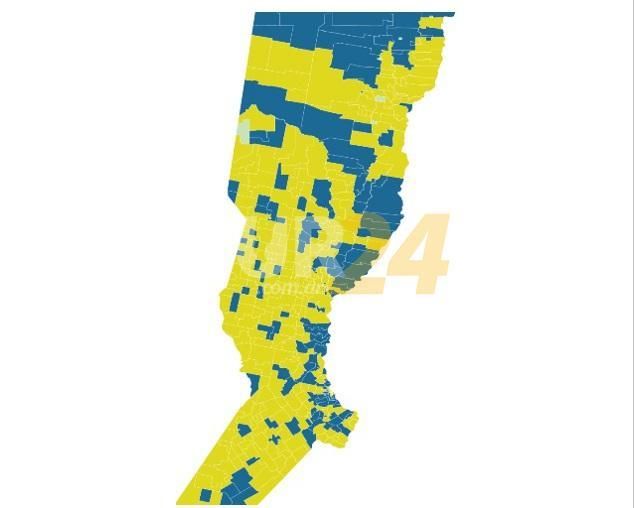 Mapa interactivo: ciudad por ciudad, cómo se votó a senadores y diputados en Santa Fe
