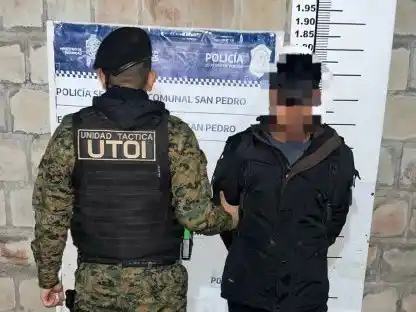 El perro del aprehendido mordió a un agente de la UTOI.