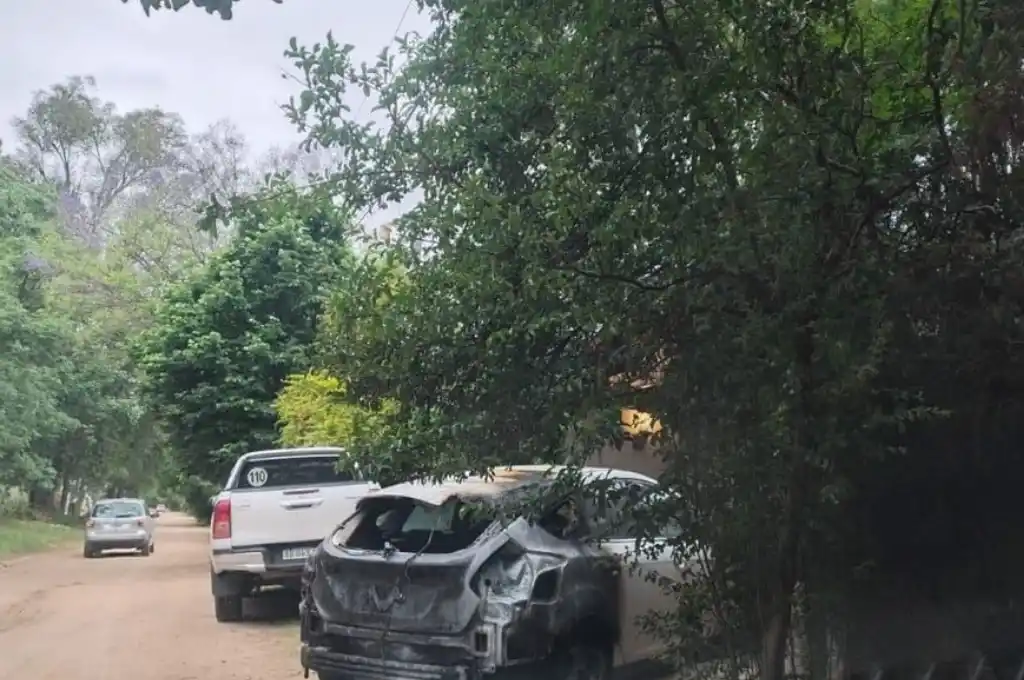 Pirómano detenido en Villa California. Foto: Gentileza