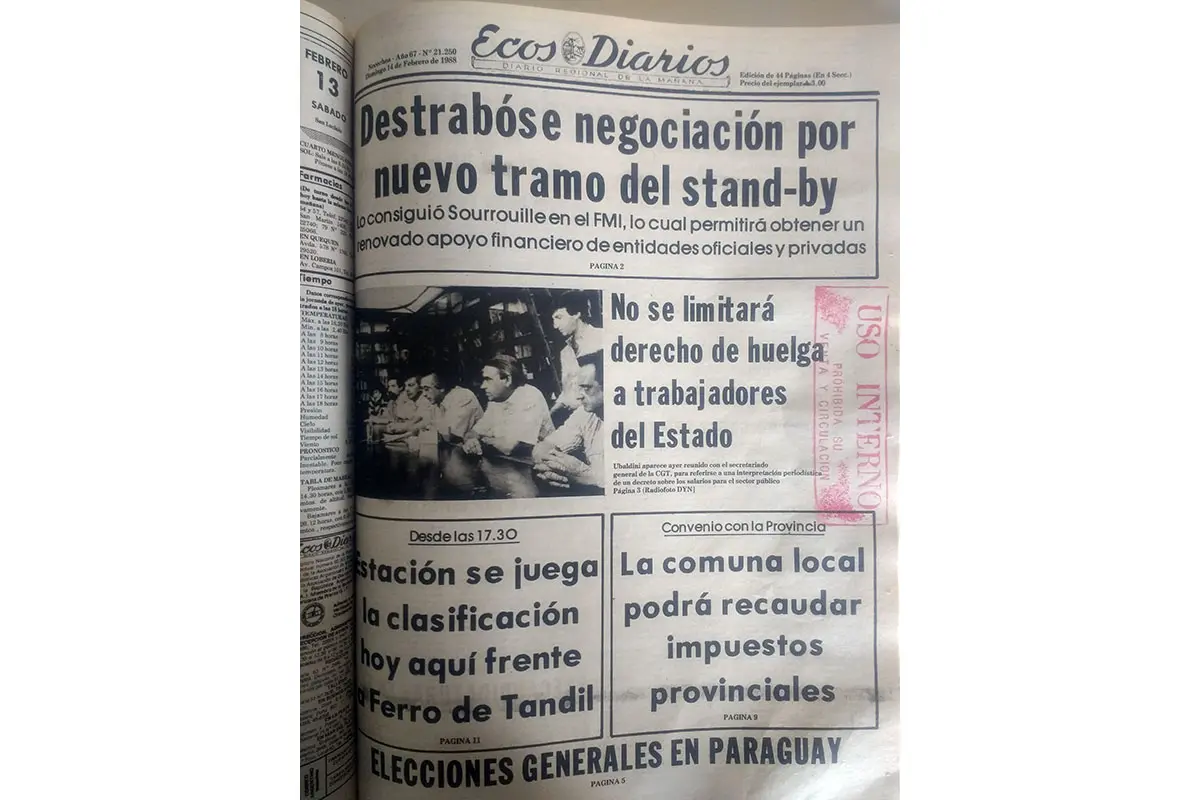 Domingo 14 de febrero de 1988