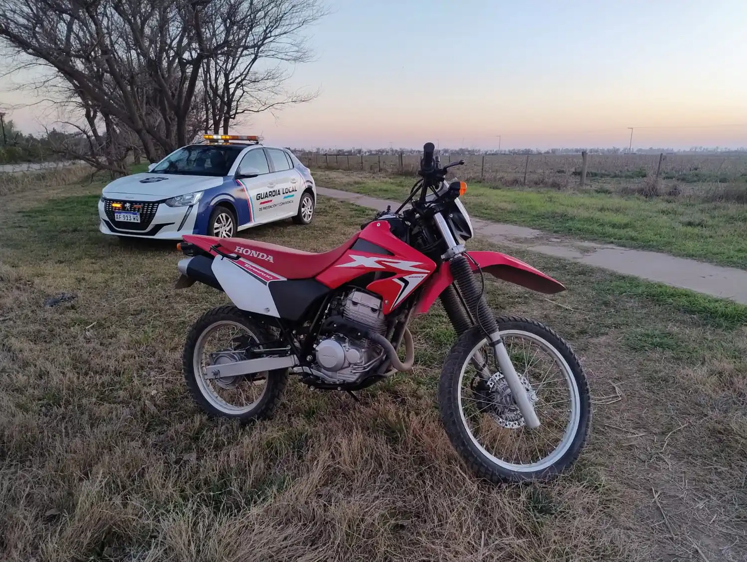 La motocicleta recuperada en nuestra ciudad.