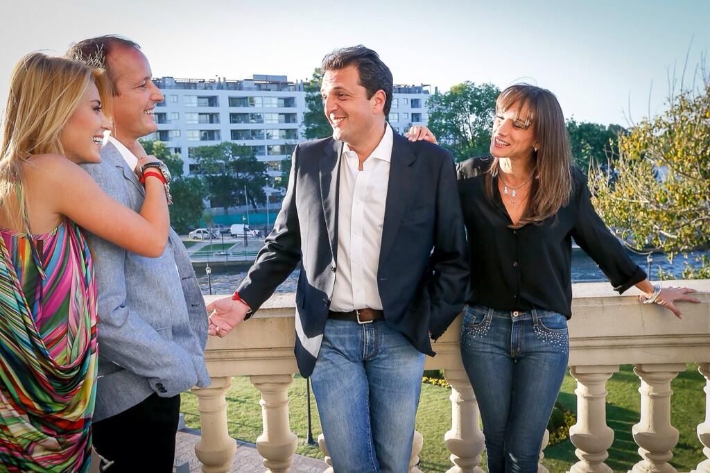 Insaurralde y Massa coincidieron en la producción de una revista y se mostraron juntos