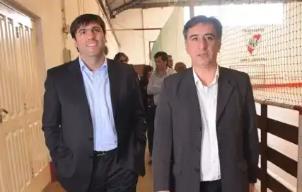 Diego Bossio visitó el Club River Plate