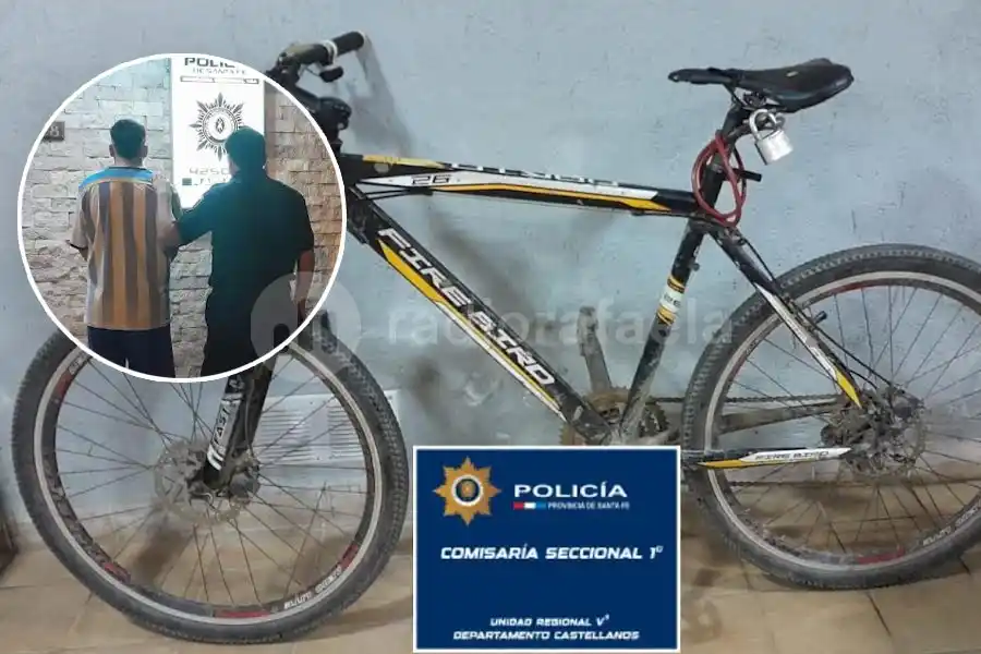 Vio a un hombre con su bicicleta robada y lo siguió mientras hacía la denuncia a la Policía