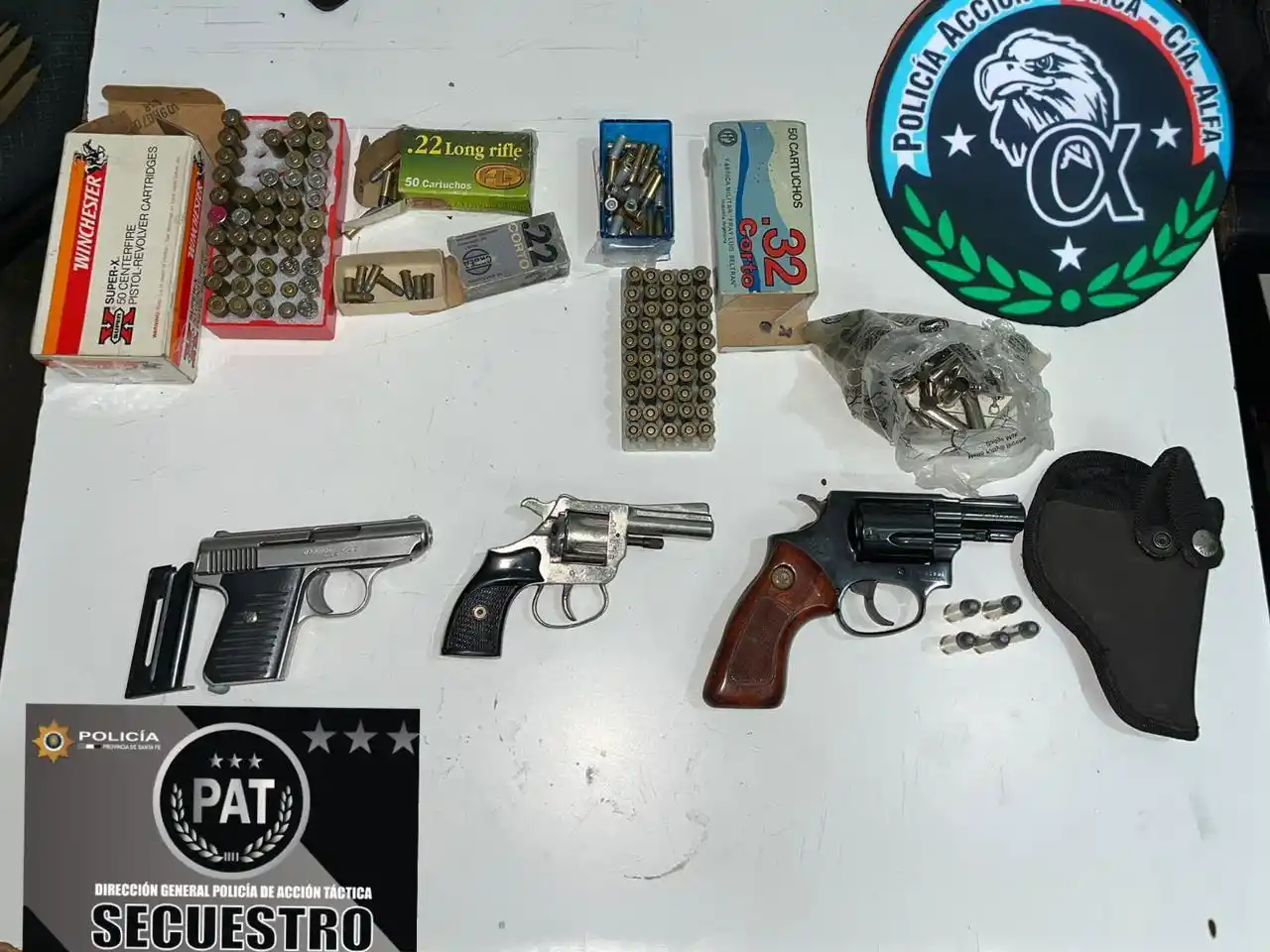 Secuestraron más de 67 armas de fuego en Rosario y la Región durante el mes de octubre