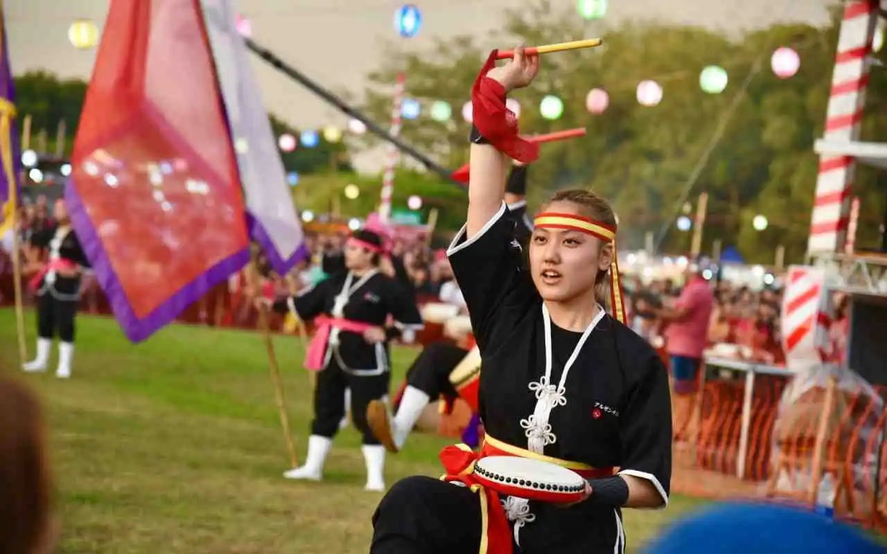Festival tradicional de danza japonesa en La Plata