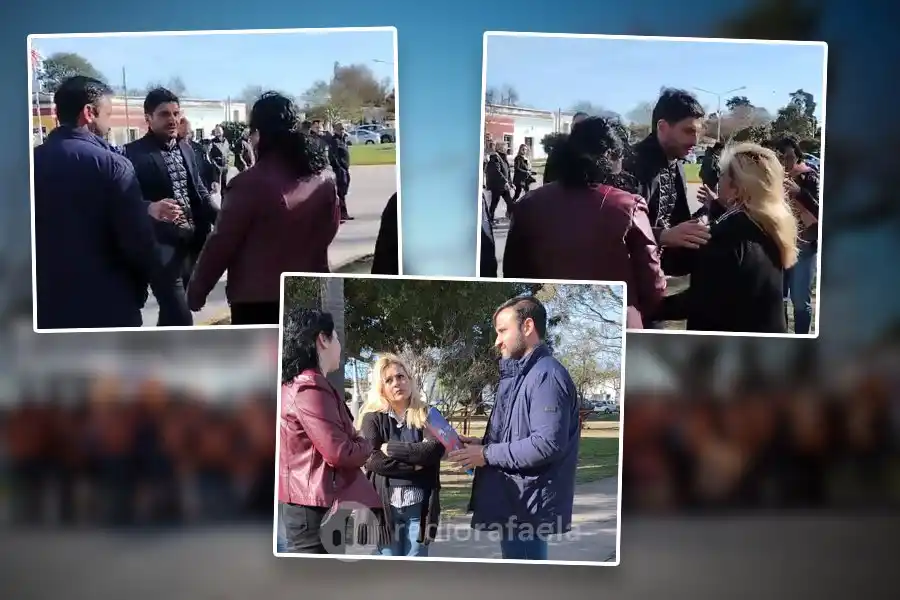 En pleno festejo patronal, Pullaro recibió el reclamo de SEOM contra el presidente comunal de susana