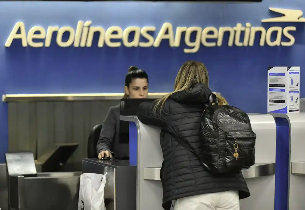 Aerolíneas argentinas.