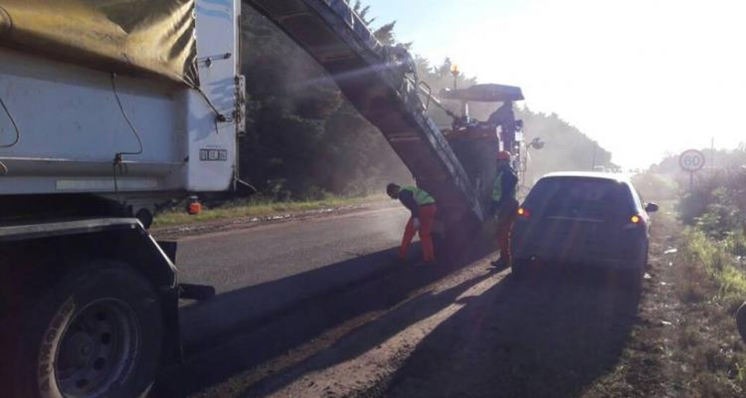Comienza la obra de repavimentación de la Ruta 1001