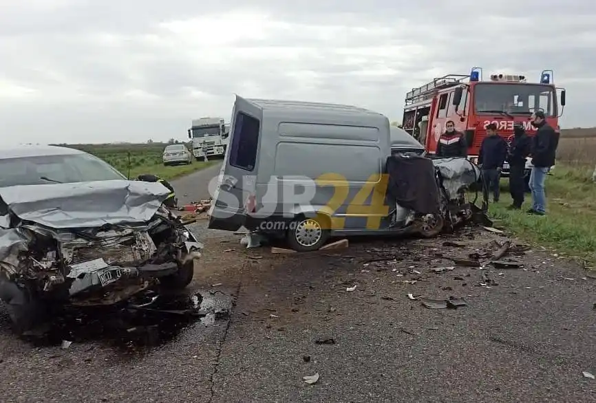 Ruta 46: albañiles juninenses volvían de trabajar y uno de ellos falleció en accidente frontal