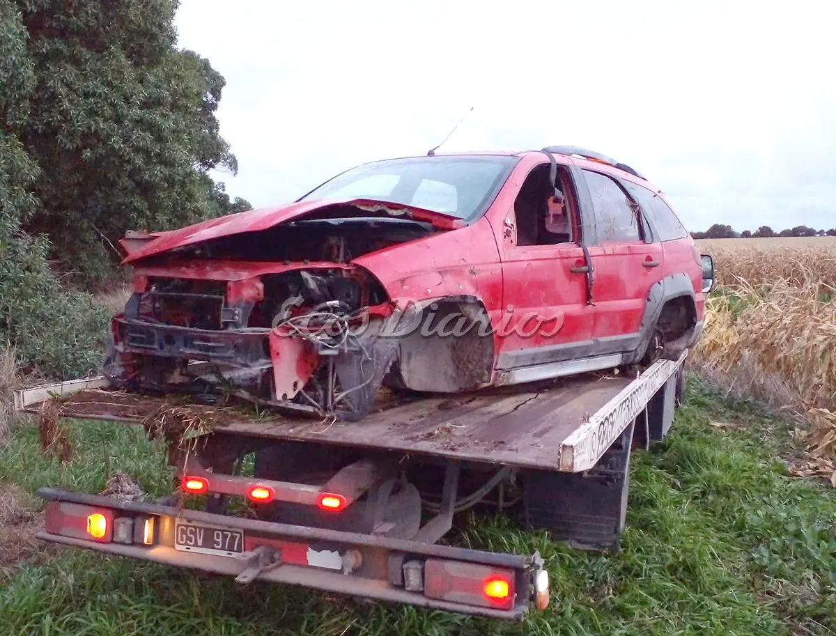 Con faltantes. De diversas piezas y accesorios, se encontró al Fiat Palio Adventure