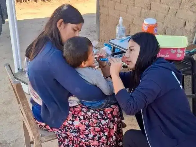 Lote 8: realizan trabajos de 
vigilancia sanitaria en la comunidad