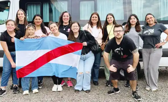 Estudiantes entrerrianos en la fase artística de la Feria Nacional de Educación