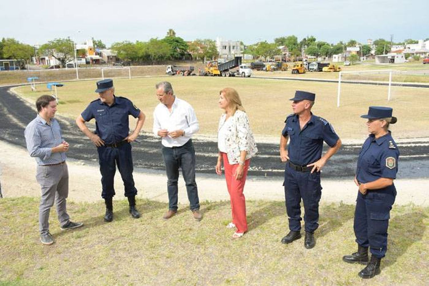 Se construye una pista de Atletismo y Conducción en la Escuela de Policía de Paraná