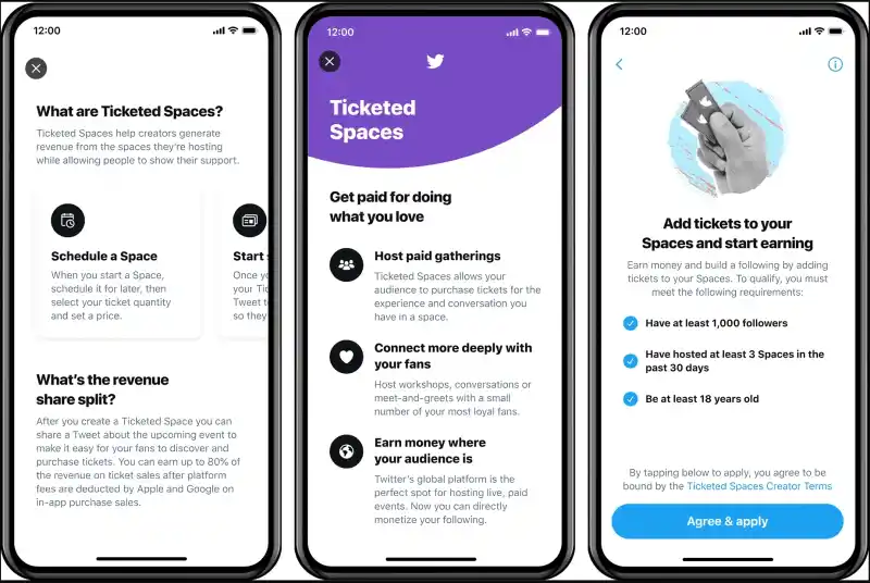 Twitter Spaces tendrá salas con acceso de pago, pero no todos podrán sacarle provecho