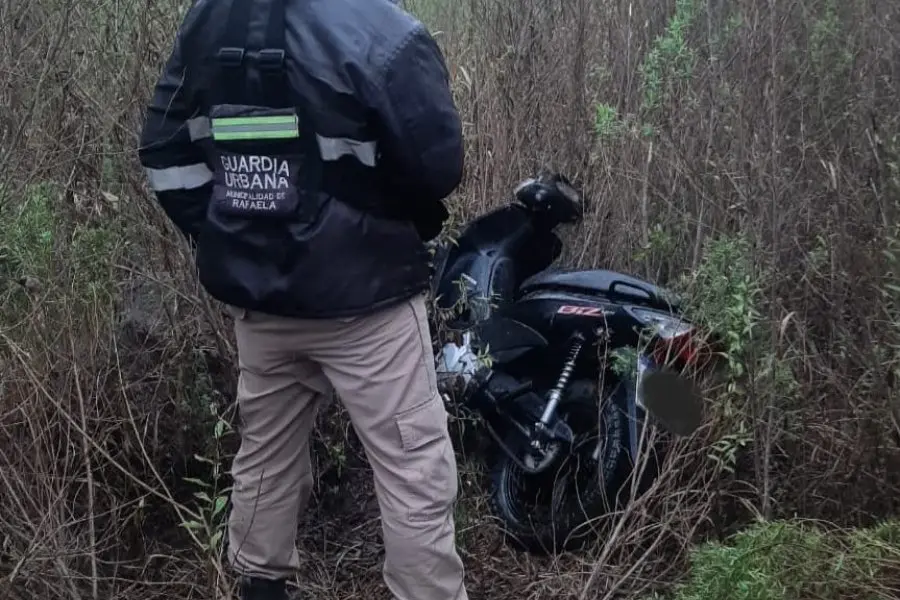 Fue recuperada una moto robada