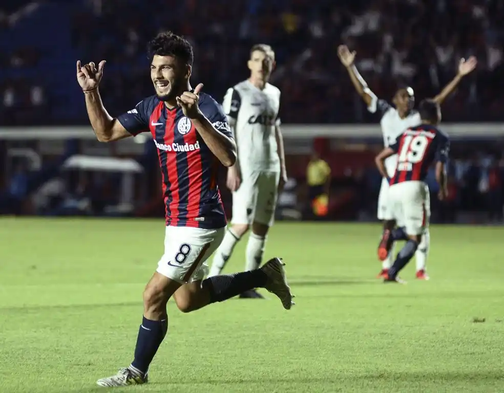 COPA SUDAMERICANA: San Lorenzo marcó una  diferencia en su cancha