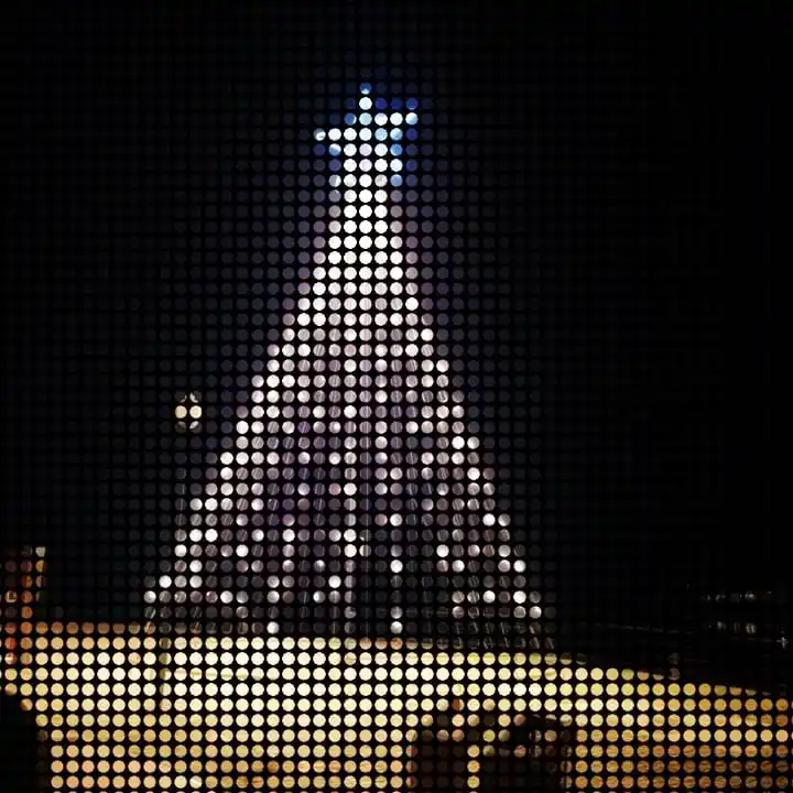 Hermosa postal: encendieron las luces del árbol de navidad en la zona del Puerto