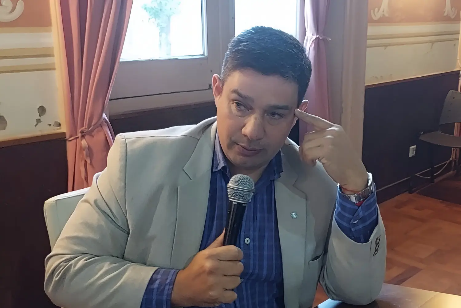 Diego Lafalce estuvo internado en el Hospital Privado Sadiv.