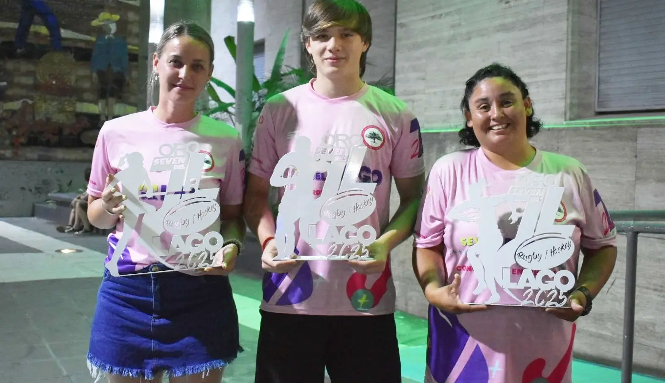 Se juega el Seven del Lago en Rugby y Hockey, en Playa Sol del Lago