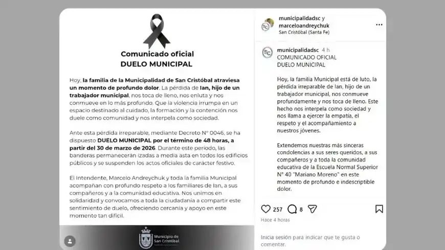La Escuela Normal de San Cristóbal emitió un comunicado tras el violento episodio - 1
