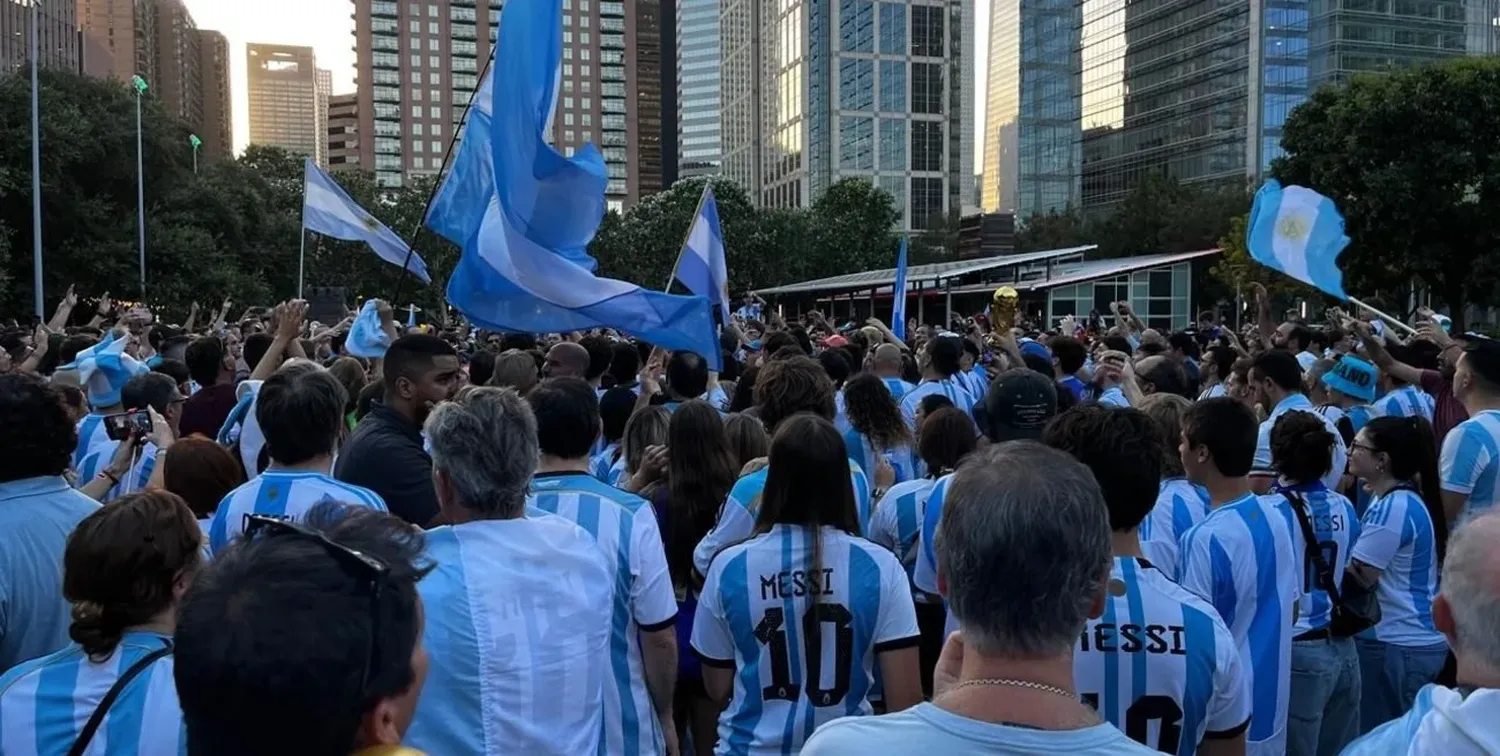 Esta vez fue en Houston, en la previa del partido contra Ecuador.