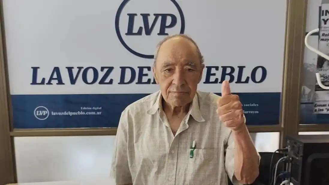 Distendido. Mario Pincheira, con otro semblante, y muy agradecido