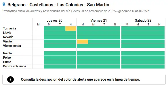 alerta amarillo smn - 2