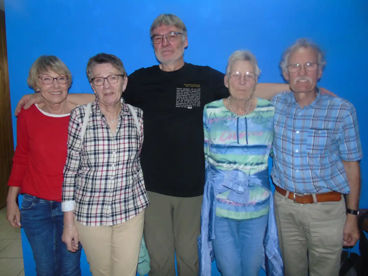 Cinco sobrinos del Padre Laumann visitaron nuestra región