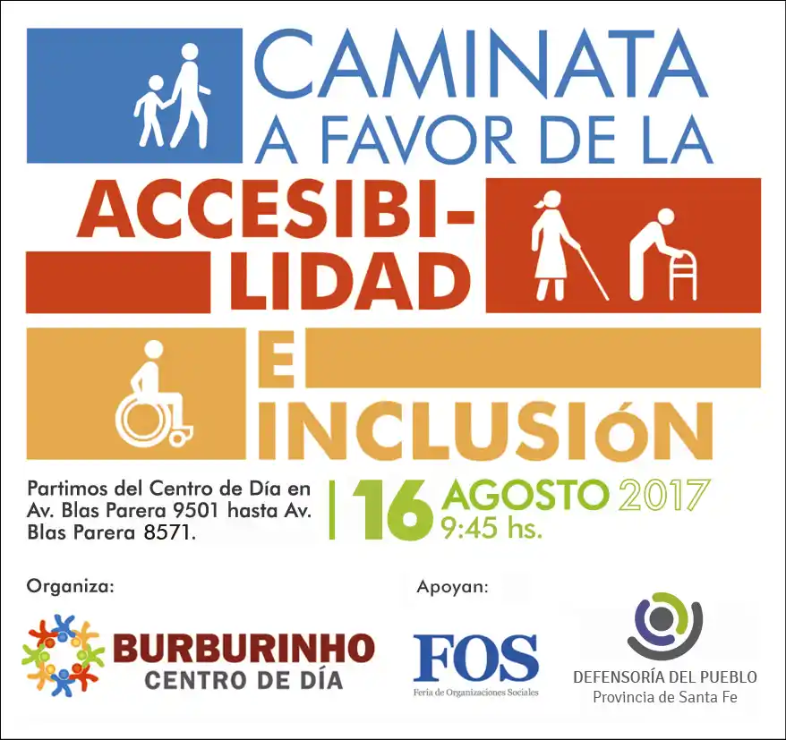 La FOS y Defensoría invitan a la Tercera Caminata por la Inclusión