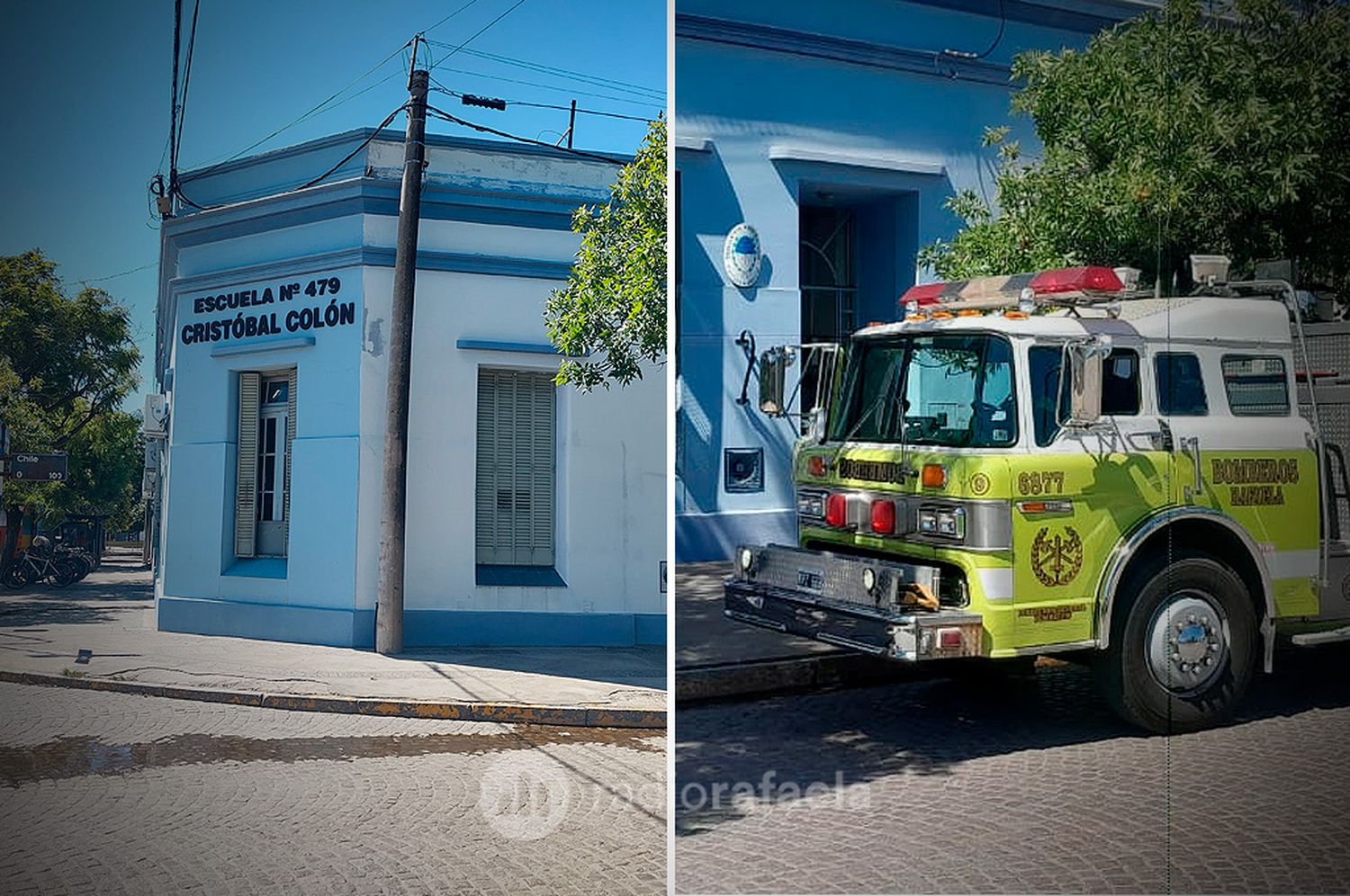 Bomberos Zapadores en una escuela rafaelina: ¿qué pasó?