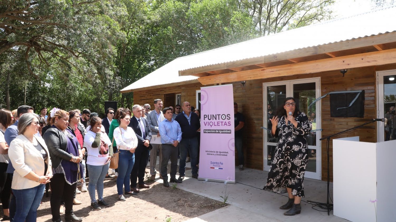 Sauce Viejo: se inauguró un Punto Violeta con el nombre de “Alejandra Ironici”