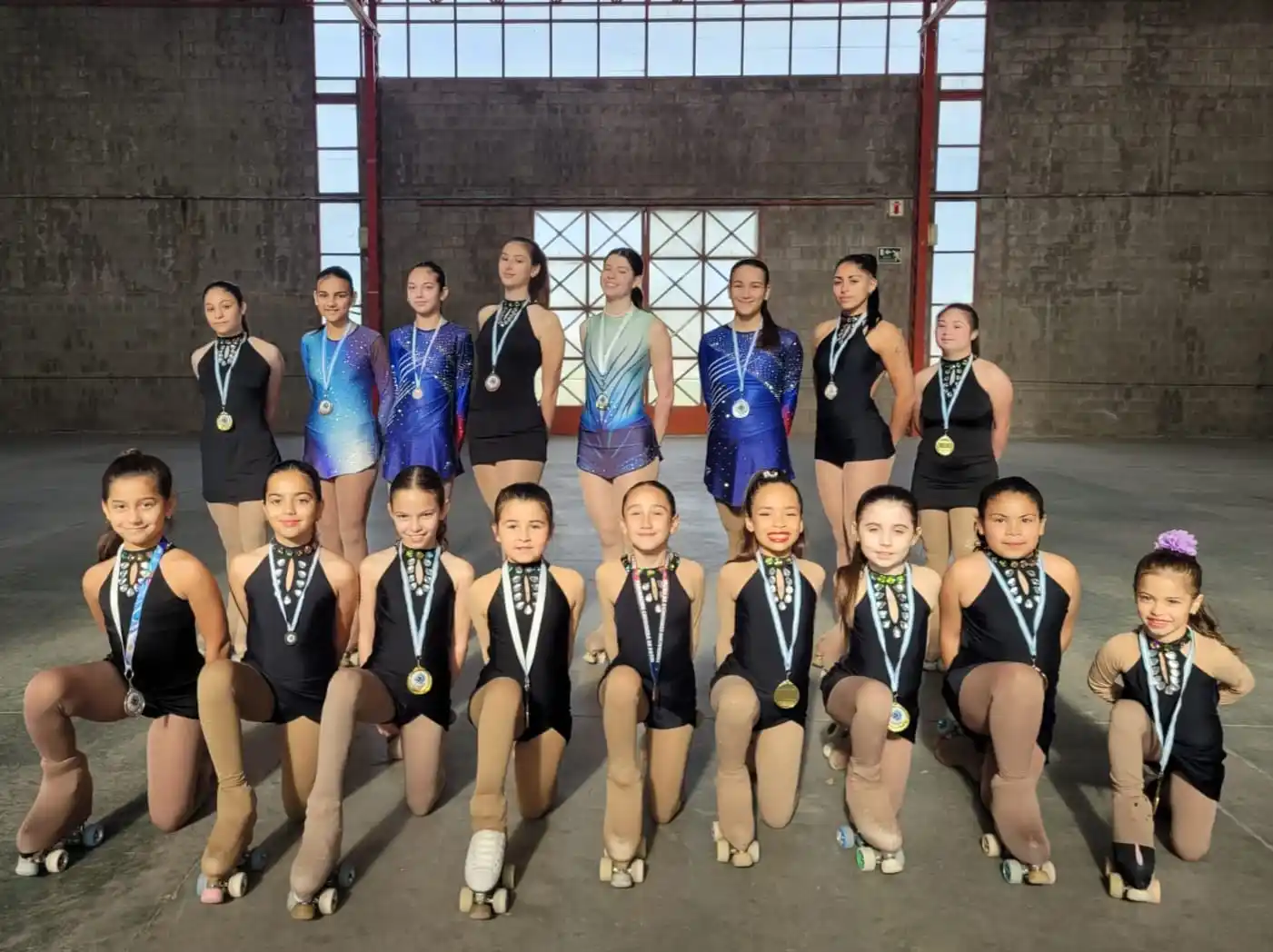 Concurrieron 17 patinadores de la escuela de patín artístico y competitivo Musical Show