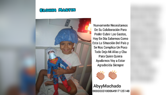 Elohim: lo trasladaron a La Plata y necesita ayuda para costear los gastos de pañales