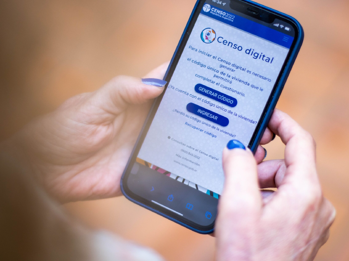 A días del Censo 2022, un 30% de las viviendas del país optó por completar su versión digital