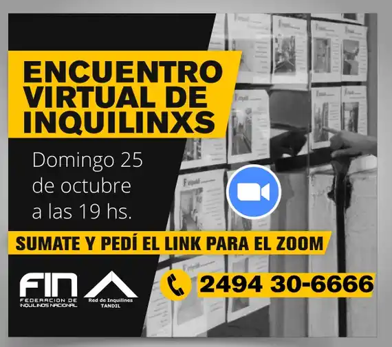 La Red de Inquilinos llamó a una gran convocatoria para fortalecer el sector 